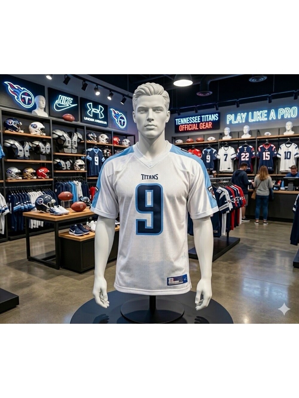 VINTAGE Steve McNair Jersey Mens 2XL Tennessee Titans Reebok On Field